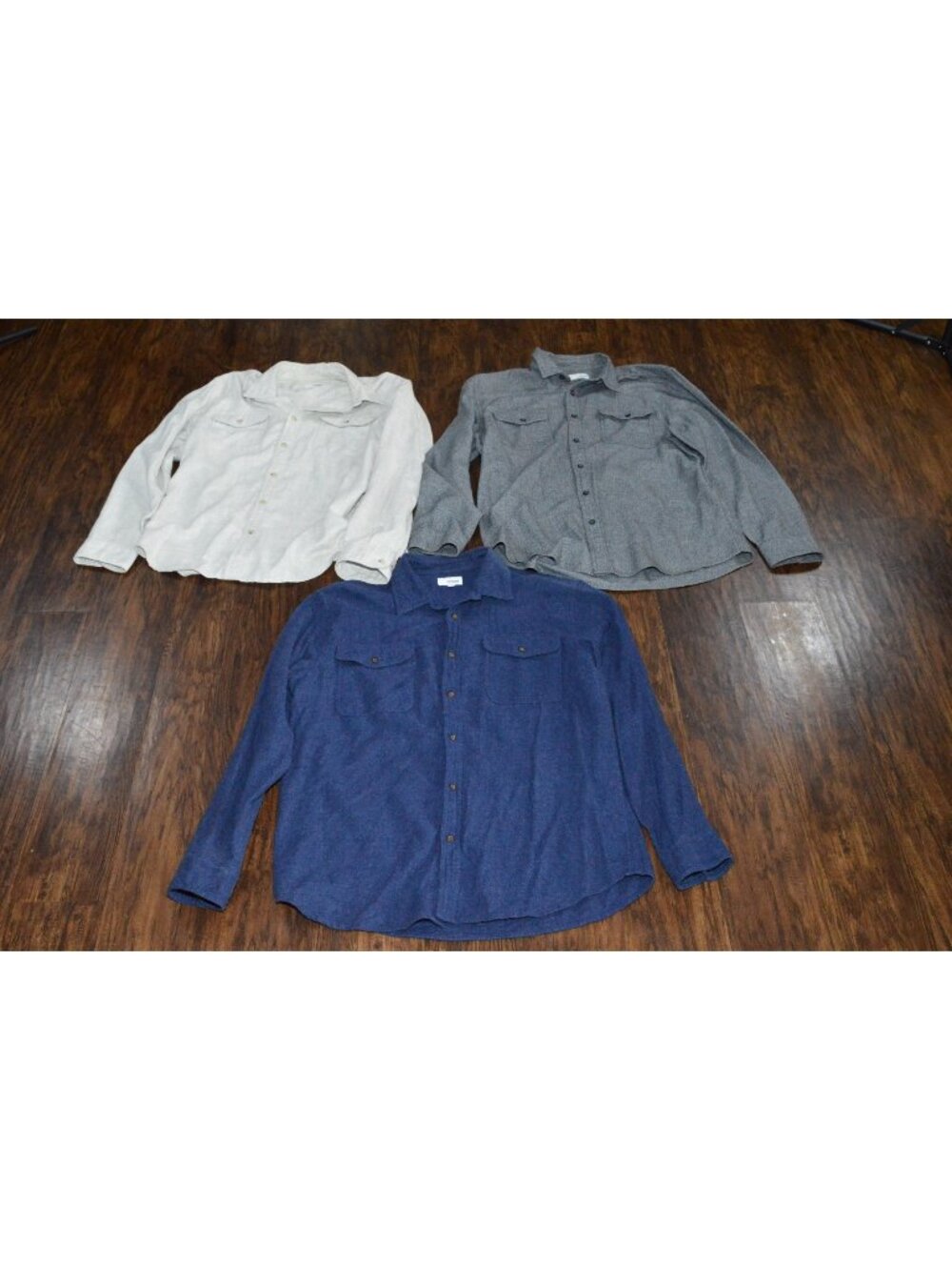 Mens Size Large Button Up Shirts Lot of 3 Sonoma Streetwear Casual Workwear READ